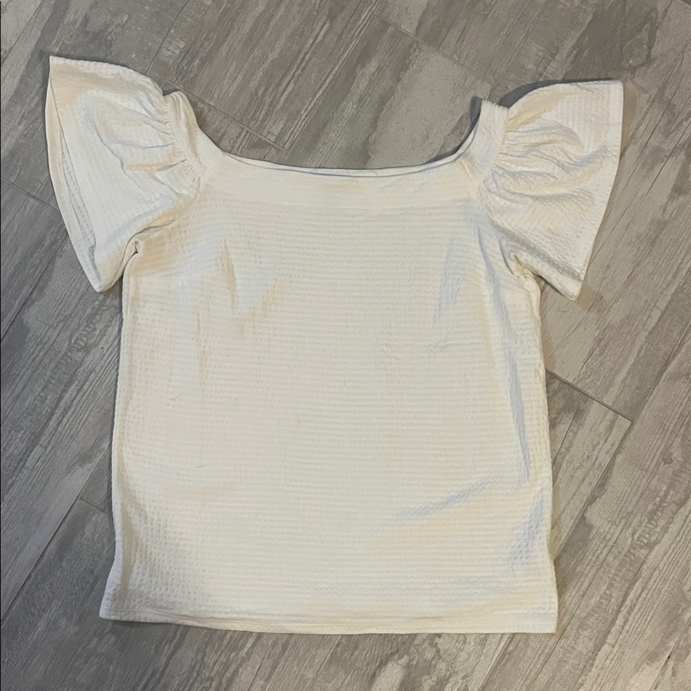 Express White Women's Off Shoulder Blouse
